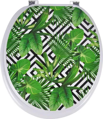 Image de Abattant WC tropicale