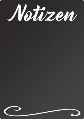 Produktbild von Notizen Tafel - hochkant - Kreidetafel Chalkboard A5 (148x210mm)