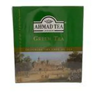 Obrázok produktu pre Ahmad Tea - zelený čaj 100 ks. Vrecúško zeleného čaju á 2 gramy so stuhou