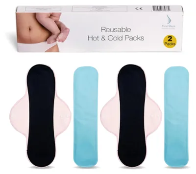 Imagen del producto de Compresas reutilizables para frío y calor - 2 unidades para la recuperación posparto