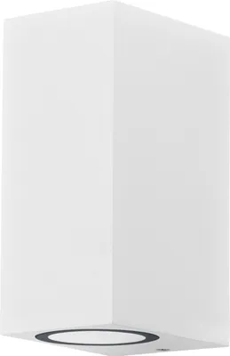 Immagine prodotto di OSRAM ENDURA Classic Square Updown apparecchio da parete per esterni, bianco, base GU10 (max 35W), può essere dotato di lampada singola o intelligente, versione con apparecchio down o up/down, classe di protezione IP44