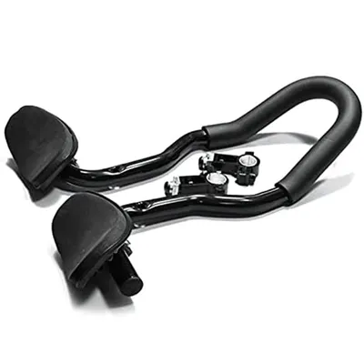 Produktbild von MUNDO® Triathlon Lenkeraufsatz – Aero Aufsatz für Rennrad MTB, Gravel & Trekking – Ergonomische Armauflagen Verstellbar, Leicht (ca. 450g)