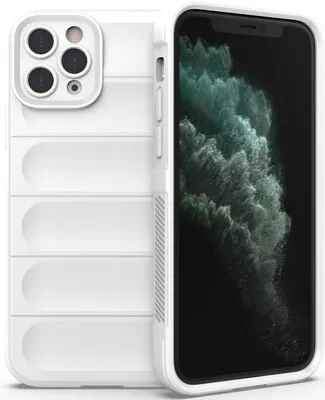 Produktbild von iPhone 11 Pro Max Hülle, Weich TPU Silikon Stossfest Anti-rutsch Schutzhülle für iPhone 11 Pro Max Weiß