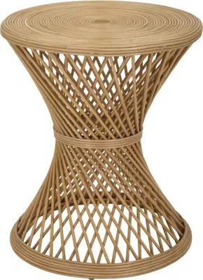 Image de Table basse en rotin Mauro Ferretti Ø 48x56 cm naturel
