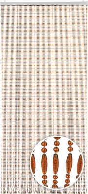 Obrázok produktu pre Kobolo Door Curtain AMBER Bead Curtain 90x200 cm - Dekoratívna záclona Privacy Screen Fly Screen Curtain House Door Curtain Door Decoration Window