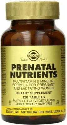 Productafbeelding van Solgar Dietary supplements Prenatal Nutriens, BI5868