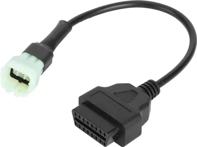 Obrázek produktu pro adaptační kabel ze 6 na 16 pinů, diagnostika a detekce závad motoru OBD2, vhodný pro motocykly