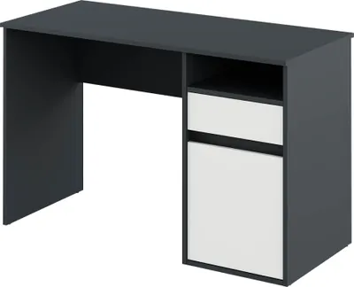 Obrázek produktu pro Kondela PC stůl Bili New - grafit/bílá