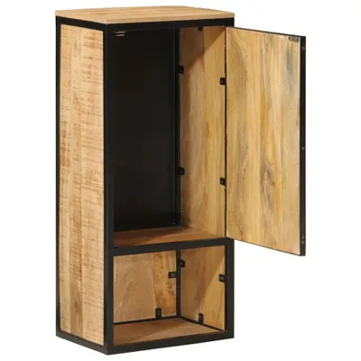 Immagine prodotto di Mobile da Bagno 40x27x90 cm in Legno Massello di Mango e Ferro