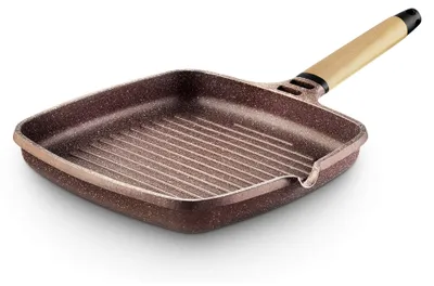 Grill aus Aluminium, antihaftbeschichtet, 2 l, backofenfest bis 250 °C