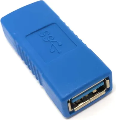 Produktbild von USB 3.0 Adapter Typ B Buchse zu Micro B Stecker Kabel in Blau