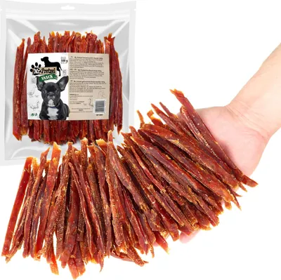 Produktbild von Delikatesse, Snack für Hunde Getrocknete Entenstreifen (92%) Mr. Pretzel 500g
