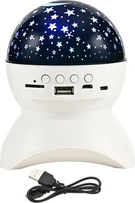 Image de Projecteur d'etoiles lampe de nuit enceinte led bluetooth projecteur usb