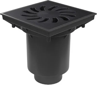 Immagine prodotto di Scarico in cortile Griglia in ghisa carrabile Carico fino a 12500 kg 245x245 mm 328