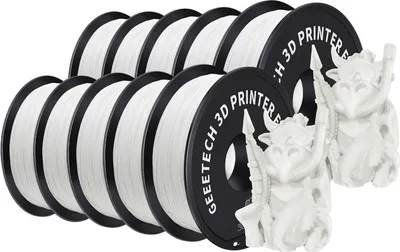 Zdjęcie produktu dla Filament GEEETECH 3D ABS+, średnica 1,75 mm, wysoka udarność, BIAŁY