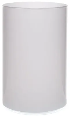 Produktbild von Blumenvase Neville - weis matt - Glas - 14 x 21 cm - Zylinderform