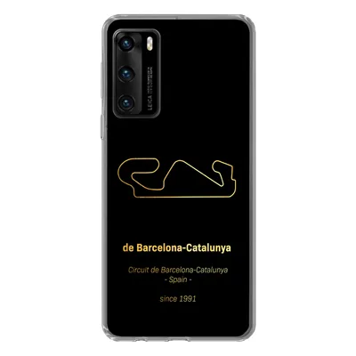 Produktbild von MuchoWow® Handyhülle Schutzhülle Hülle für Huawei P40 F1 - Rennstrecke - Barcelona Silikon Softcase Handy Hülle - Handytasche