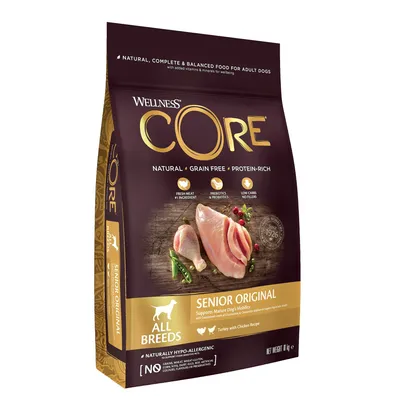 Image de Wellness CORE 10810, Senior, Toutes races, Poulet, Dinde, 10 kg