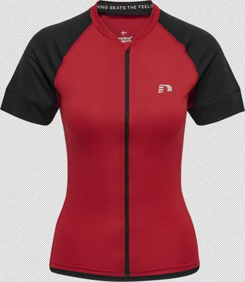 Produktbild von newline Womens Core Bike Jersey - tango red, Größe:XS