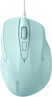 Image de avec câble, souris d'ordinateur à 6 boutons, 6400 DPI, Ergonomic Optical Business Souris filaire pour PC, ordinateur portable, câble USB 150 cm