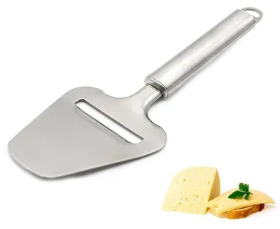 Käseschneider aus Edelstahl, 22,5 cm, mit Kuchenschaufel