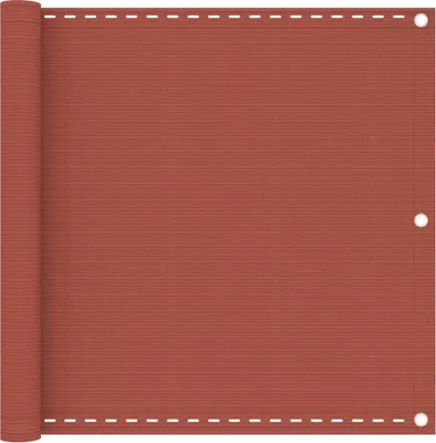 Produktbild von Balkon-Sichtschutz Terracotta-Rot 90x400 cm HDPE