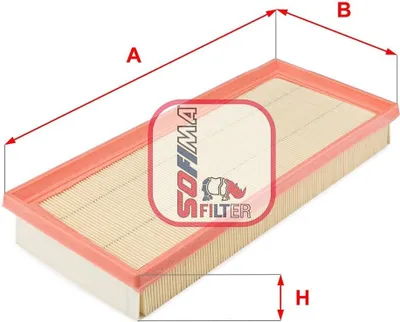 Produktbild von Luftfilter SOFIMA S 3112 A für FIAT PUNTO (188) Filtereinsatz