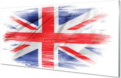 Produktbild von Glasbilder 120x60 Wandkunst Die Flagge von Großbritannien