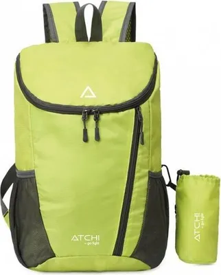 Produktbild von Atchi faltbarer Rucksack 22 Liter, frühlingsgrün (spring green)