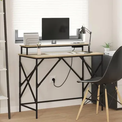 Obrázek produktu pro Maison Exclusive – psací stůl Sonoma dub 100 x 50 x 86,5 cm dřevěný materiál