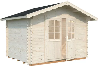 Produktbild von Gartenhaus Palmako Vivian 6,9 m² 363 x 290 cm Tauchgrundiert