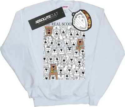 Produktbild von Scooby Doo - "The Real Scooby Doo" Sweatshirt für Herren BI44091 (L) (Weiß)