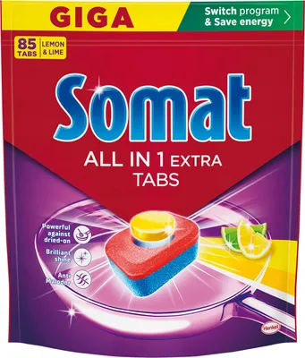 Zdjęcie produktu dla SOMAT Tabletki All in One Extra Lemon 85 szt. 1411 g