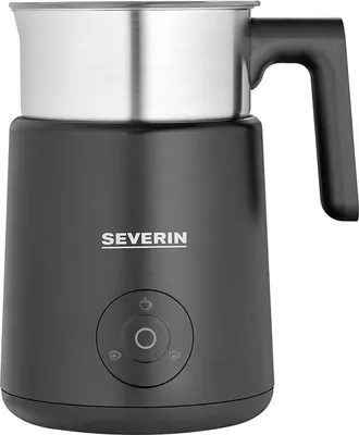 Produktbild von Severin SM 3579, Handheld electric milk frother, Schwarz, Gebürsteter Stahl, Silber, Edelstahl, 220 ml, 400 ml, 0,4 l