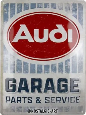 Produktbild von Nostalgic-Art - Blechschild 30 x 40 cm - Audi - Garage