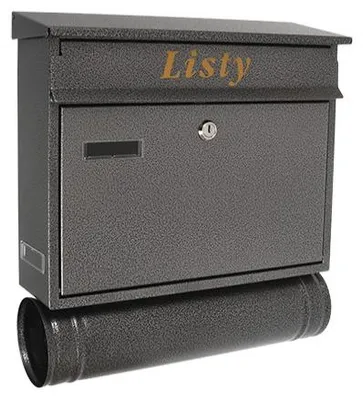 Image de 3R Boîte aux lettres avec tube coloris argent antique