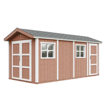 Obrázek produktu pro Kvalitní zahradní přístřešek 11,47 m² - V252x250x530 cm - Timbela M915C-REDWOOD RED