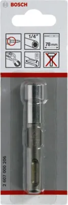 Zdjęcie produktu dla Bosch 2 607 000 206, Końcówka sześciokątna, Końcówka sześciokątna, 1 szt., 78 mm, 1,1 cm