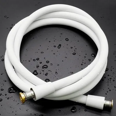 Obrázek produktu pro 1,5m sprchovš¢ hadice s ochranou proti p?eto?enšª, extra mš§kkš¢ silikonovš¢ sprchovš¢ hadice, extršŠmnš§ flexibilnšª sprchovš¢ hadice, standardnšª p?ipojenšª 1/2", snadnšŠ ?i?tš§nšª, vymš§na, bšªlš¢