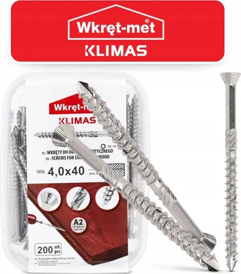 Immagine prodotto di Viti per decking Klimas in acciaio inox A2 5 x 80 mm 100 pz.