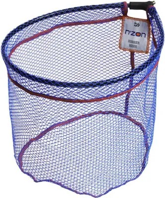 Image de DAIWA NZon Rubber Mesh Landing Net, 60cm, 60x50 cm, épuisette de pêche, 13470-060