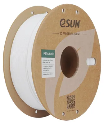 Image de Filament PETG, 1,75 mm, blanc, 1 kg