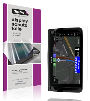 Immagine prodotto di 2x Pellicola Protettiva per Dynavin D9-DF432 9 Zoll Protezione Schermo Claro Display dipos