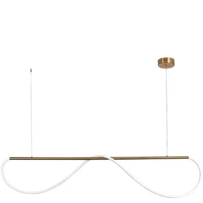 Zdjęcie produktu dla Lampa sufitowa LED Meleca 36W Od 2700 do 6000K 3400lm metal złoto-biała wym:150x160x8cm IP20 Light Prestige