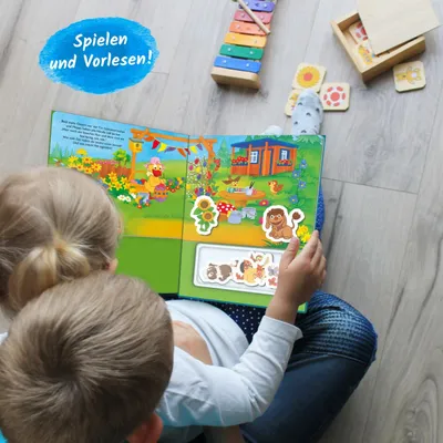 Obrázek produktu pro Trötsch Unser Sandmännchen Magnet-Spielbuch Pittiplatsch Pappenbuch mit Magneten