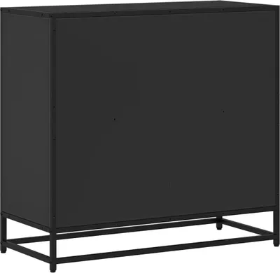 Produktbild von vidaXL Bücherregal Schwarz 80,5x35x76 cm Holzwerkstoff