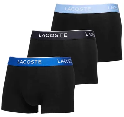 Produktbild von Boxershorts Lacoste Bóxer Lacoste Stretch Baumwolle azul blanco (3 unidades) für Herren