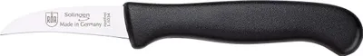 Produktbild von RÖR Messer Basis - Schälmesser mit schwarzem Kunststoffgriff - Messer zum Schneiden und Schälen - 10174