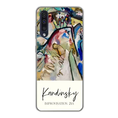 Produktbild von MuchoWow® Handyhülle Schutzhülle Hülle für Samsung Galaxy A30s Improvisation 21A - Kandinsky - Alte Meister Silikon Softcase Handy Hülle - Karteninhaber
