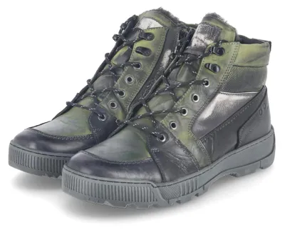Produktbild von Krisbut Herren Winterboots Grün Glattleder Größe: 45